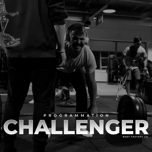 PROGRAMMATION_ CHALLENGER 4 Semaines par Body Factory Co.