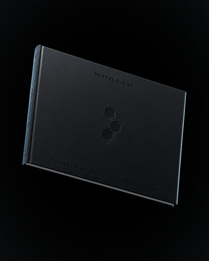 Dimensions du carnet PROTOCOLE 42 : 297 × 210 mm, format A4 paysage.