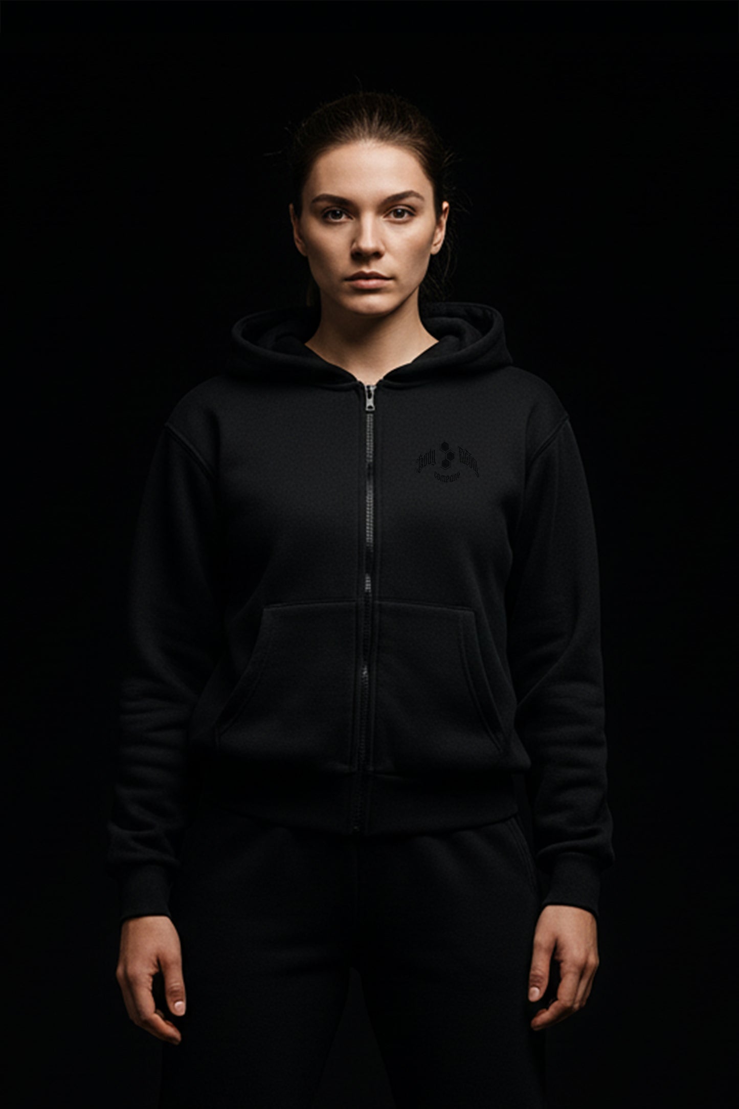 ZIP HOODIE – CROQUEMORT SOLIDE